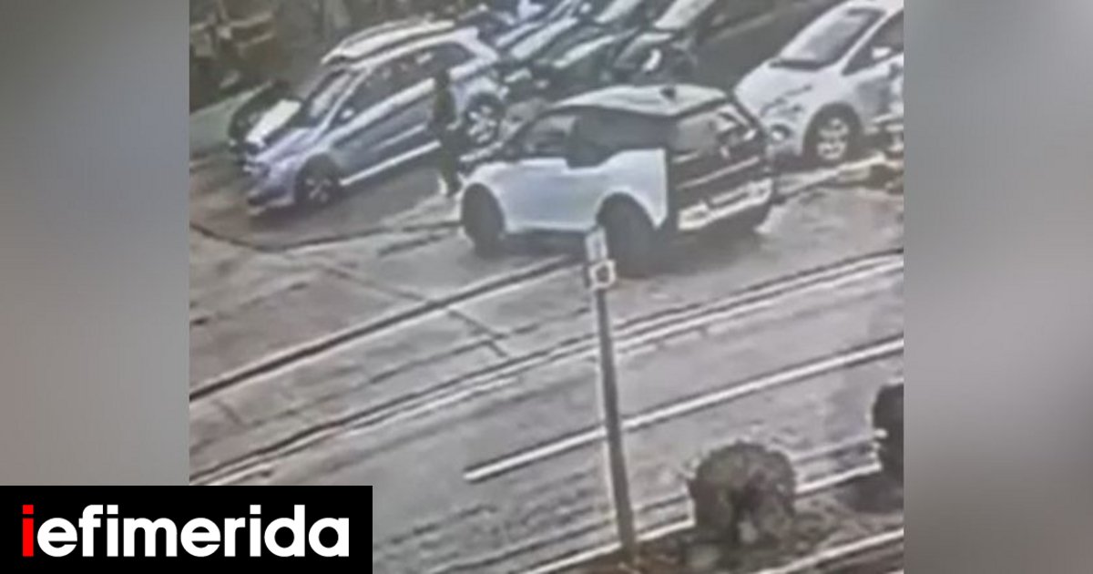 Βριλήσσια: Βίντεο-ντοκουμέντο από τη στιγμή που οδηγός παρασέρνει μία υπάλληλο των ΕΛΤΑ