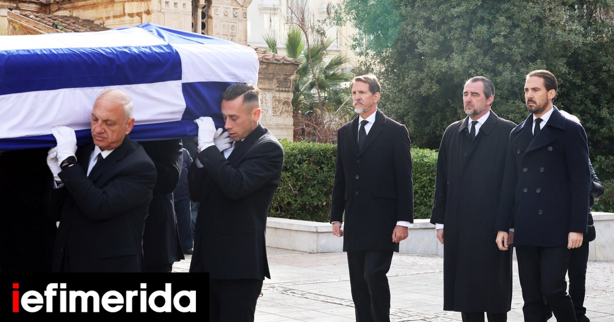 Live το τελευταίο αντίο στην πριγκίπισσα Ειρήνη: Στη Μητρόπολη Αθηνών ο βασιλιάς Φελίπε με τη Λετίθια και τις κόρες τους