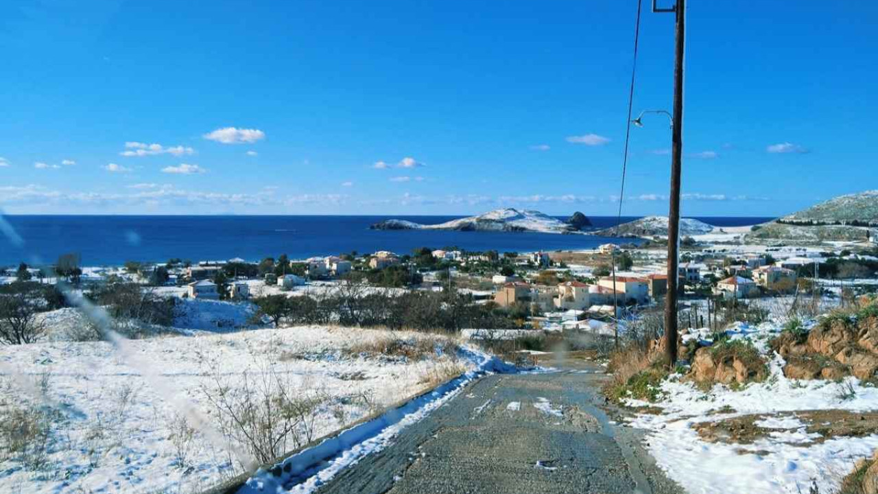 Λήμνος όπως… Αρκτική: Δορυφορική εικόνα