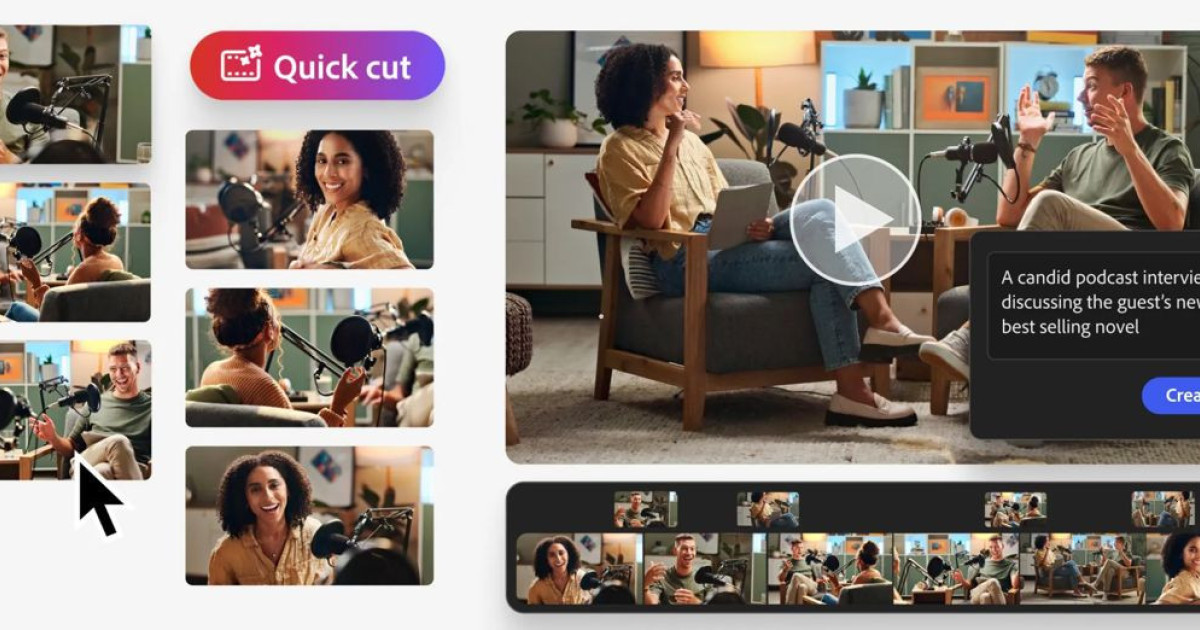 Adobe Firefly Quick Cut: Η νέα λειτουργία AI που μοντάρει αυτόματα το πρώτο draft των βίντεο