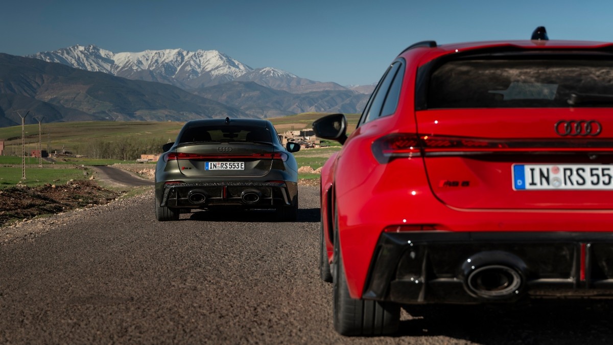 Το νέο Audi RS 5 δείχνει το σπορ χαρακτήρα του στο Μαρόκο