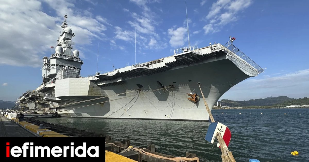 Απίστευτη γκάφα: Το τζόκινγκ Γάλλου αξιωματικού αποκάλυψε τη θέση του αεροπλανοφόρου «Σαρλ Ντε Γκωλ» στη Μεσόγειο