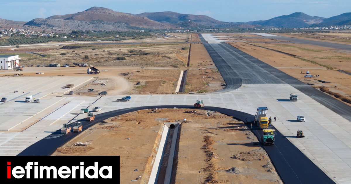 Καστέλλι: Στην τελική ευθεία ένα από τα μεγαλύτερα αεροδρόμια της χώρας -Διάδρομος προσγείωσης–απογείωσης, μήκους 3.200 μ.
