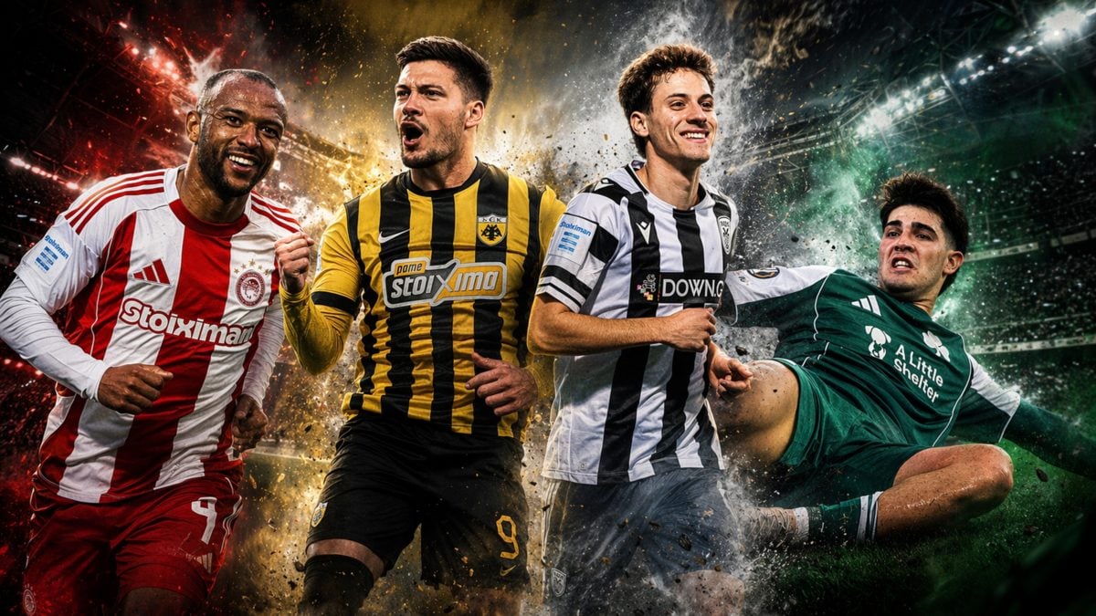 Super League: Ιστορικό «αιώνιο ντέρμπι» στη Λεωφόρο – Σύγκρουση «Δικεφάλων» στη Νέα Φιλαδέλφεια