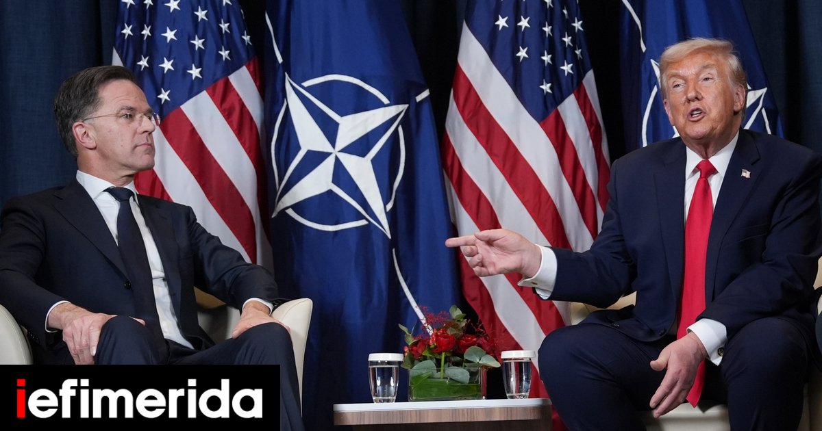 Σε εξέλιξη η συνάντηση Τραμπ με Ρούτε: Θα συζητήσουν το ενδεχόμενο αποχώρησης των ΗΠΑ από το NATO, σύμφωνα με τον Λευκό Οίκο