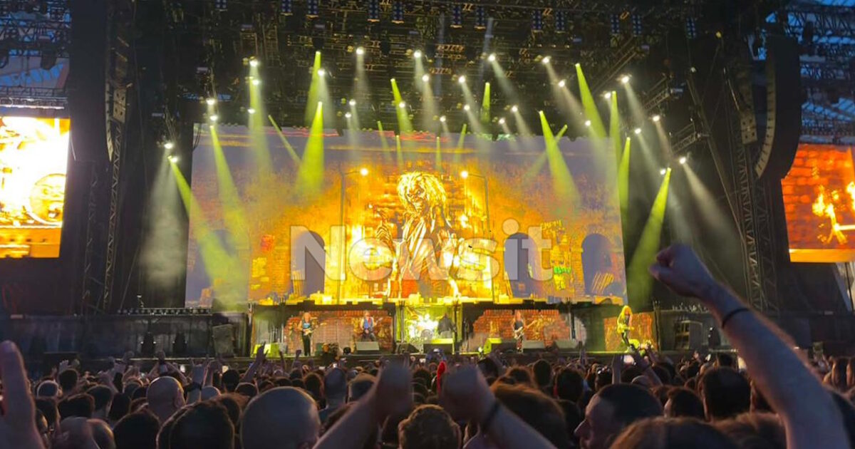 Iron Maiden: «Εκρηκτική» συναυλία στο ΟΑΚΑ με πάνω από 50.000 οπαδούς τους να παραληρούν