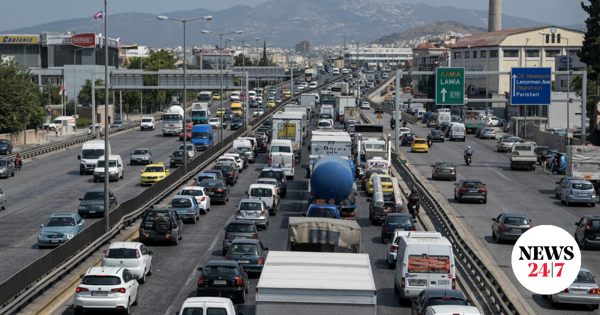 Κίνηση στους δρόμους: Προβλήματα σε Αττική Οδό και Κηφισό – LIVE ΧΑΡΤΗΣ
