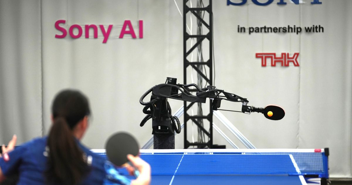 Ace: Το AI ρομπότ της Sony αντιμετωπίζει επαγγελματίες παίκτες πινγκ πονγκ!