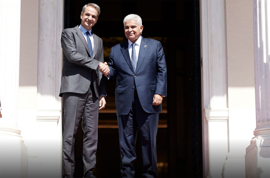 Με τον Πρόεδρο του Παναμά συναντήθηκε ο Μητσοτάκης
