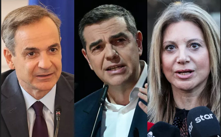 Με 15 μονάδες προηγείται η ΝΔ από τον δεύτερο Τσίπρα, στην τρίτη θέση η Καρυστιανού, τέταρτο το ΠΑΣΟΚ