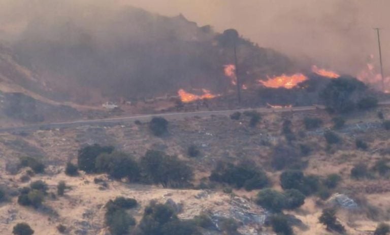Φωτιά στο Ρέθυμνο: Αυτό είναι το όχημα των δύο πυροσβεστών που έχασαν τη ζωή τους